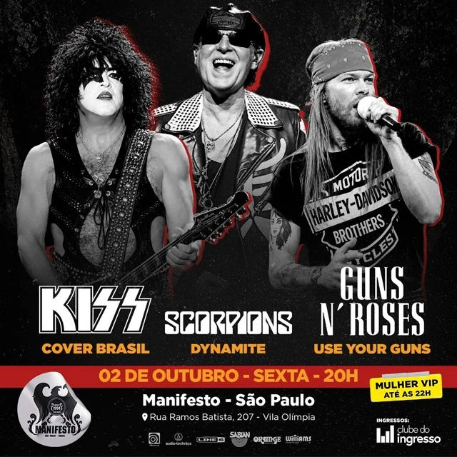 Arte oficial — Covers: Guns N Roses - Kiss - Scorpions