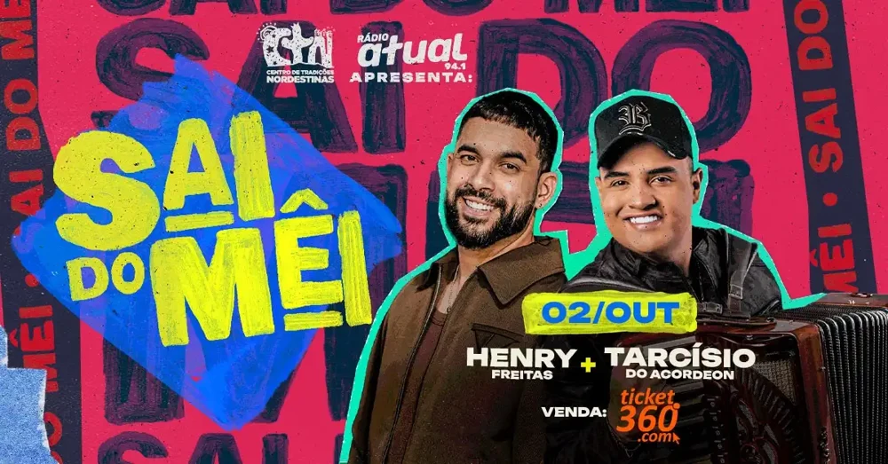 Arte oficial — Henry Freitas e Tarcisio do Arcodeon