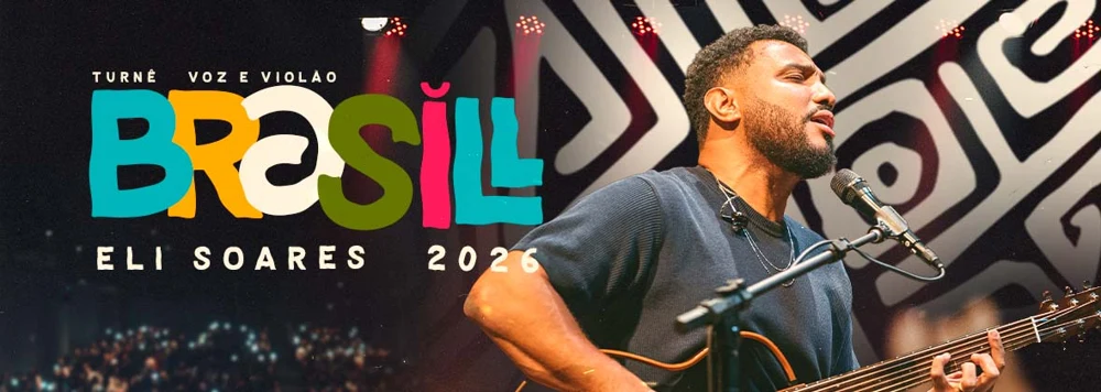 Arte oficial — Eli Soares - Turnê Brasil