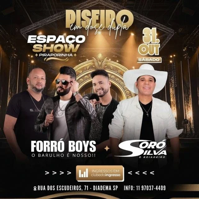 Arte oficial — Forró Boys + Soró Silva