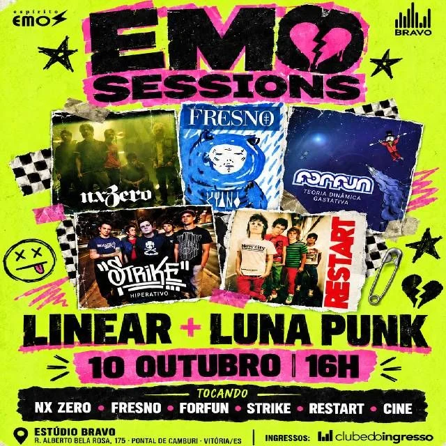 Arte oficial — Emo Sessions Bravo