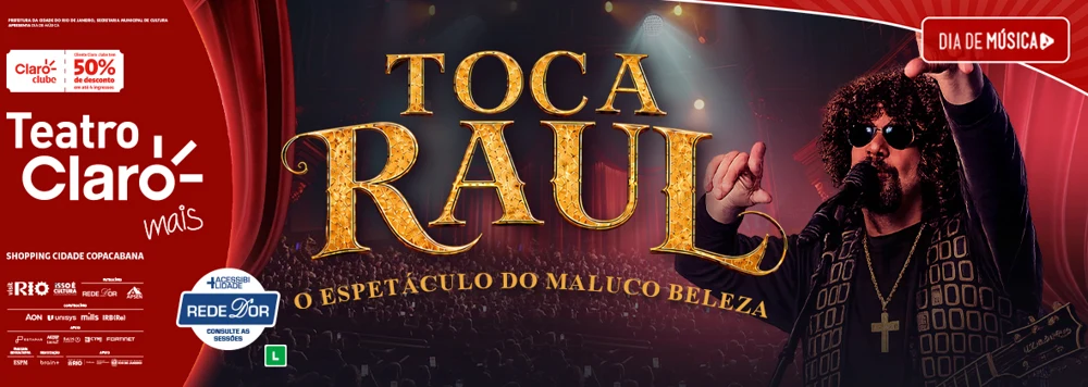 Arte oficial — Toca Raul! O Espetáculo do Maluco Beleza