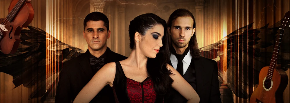 Arte oficial — Trio Amadeus Jornada Épica do Clássico ao Rock
