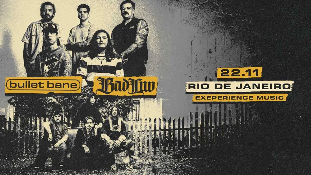Arte oficial — BULLET BANE E BAD LUV NO RIO DE JANEIRO