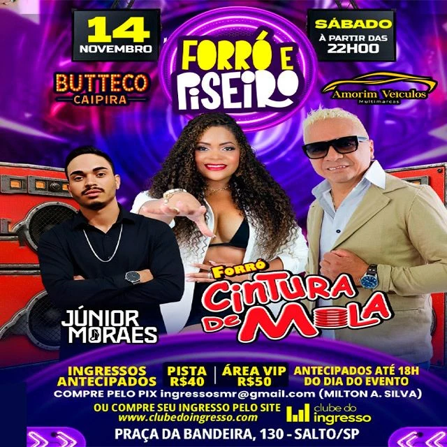 Arte oficial — Forró Cintura de Mola + Convidados