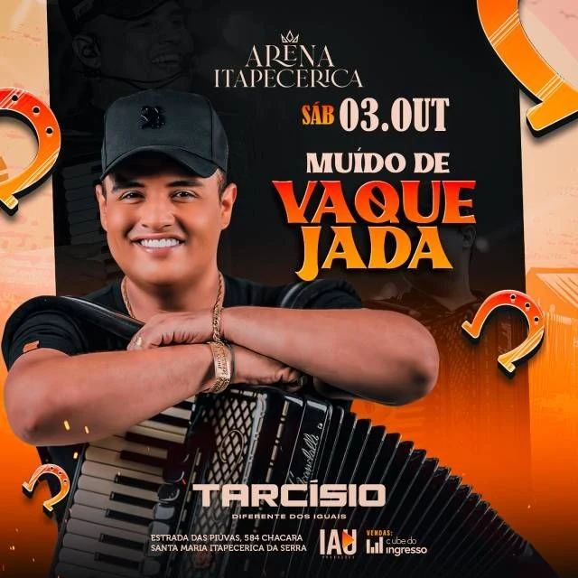 Arte oficial — Muído de Vaquejada com Tarcísio