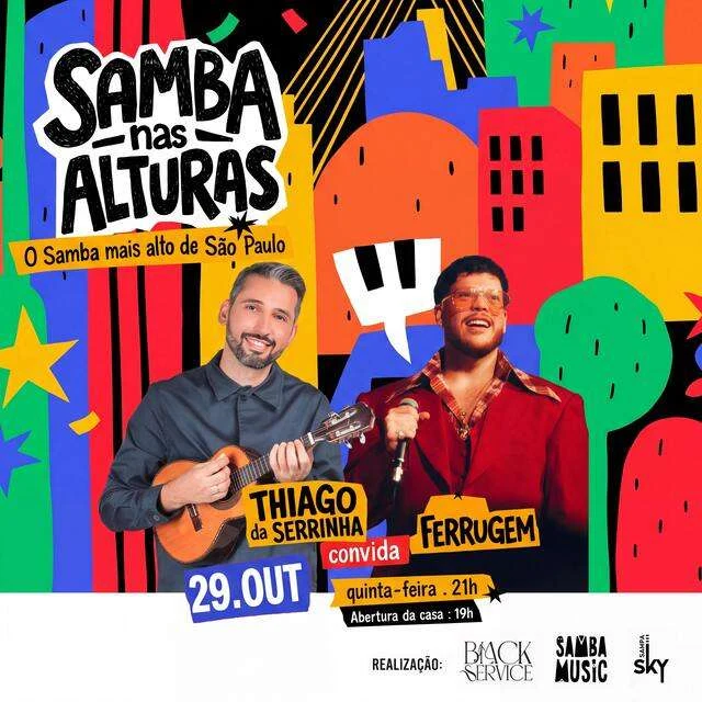 Arte oficial — Samba nas Alturas