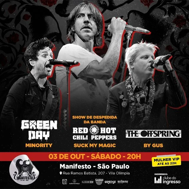 Arte oficial — Covers: Green Day - Red Hot Chili Peppers - Offspring