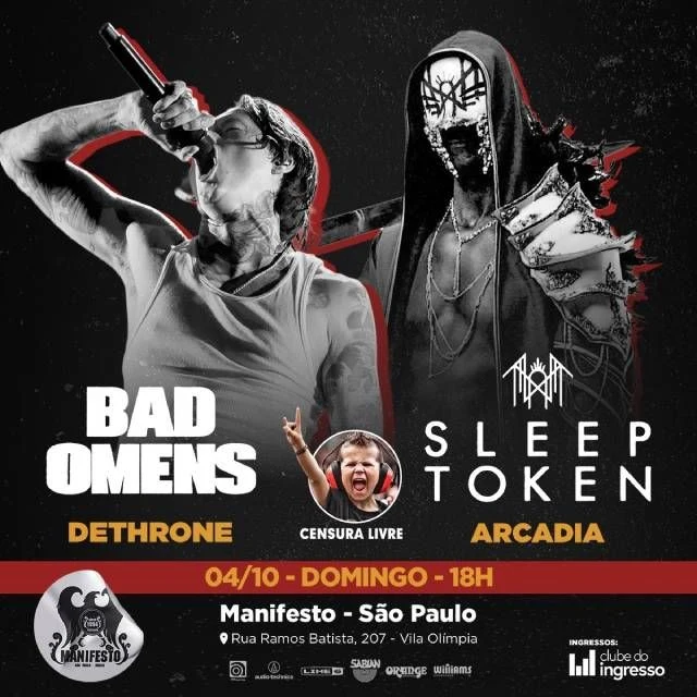 Arte oficial — Covers: Bad Omens - Sleep Token