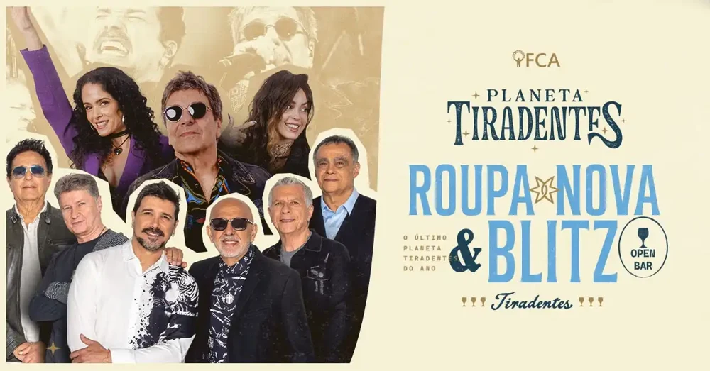 Arte oficial — Planeta Tiradentes com Roupa Nova e Blitz