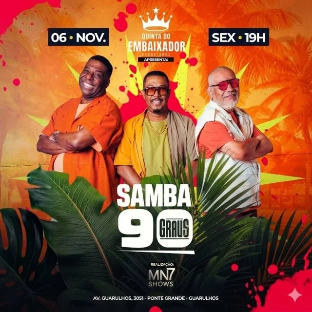 Arte oficial — Samba 90 Graus