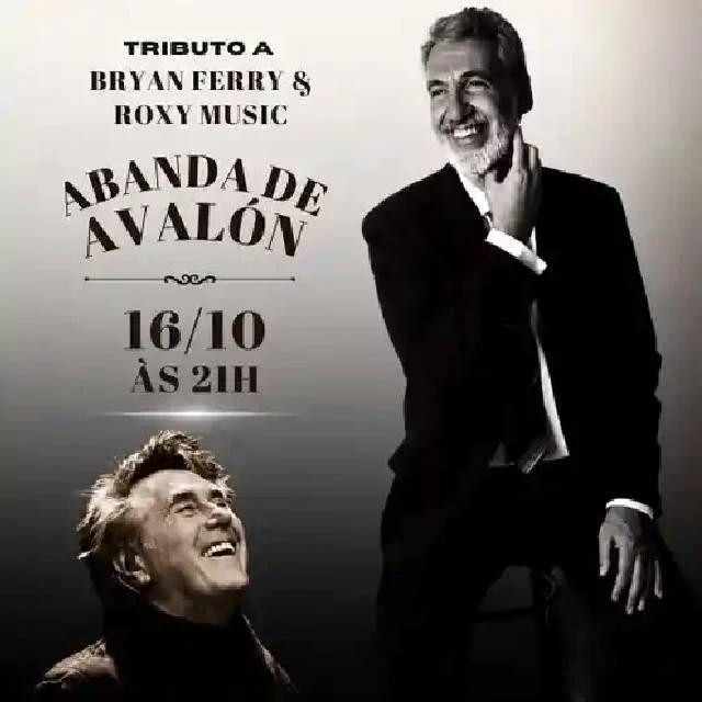 Arte oficial — A Banda de Avalon - Bryan Ferry & Roxy Music Tribute