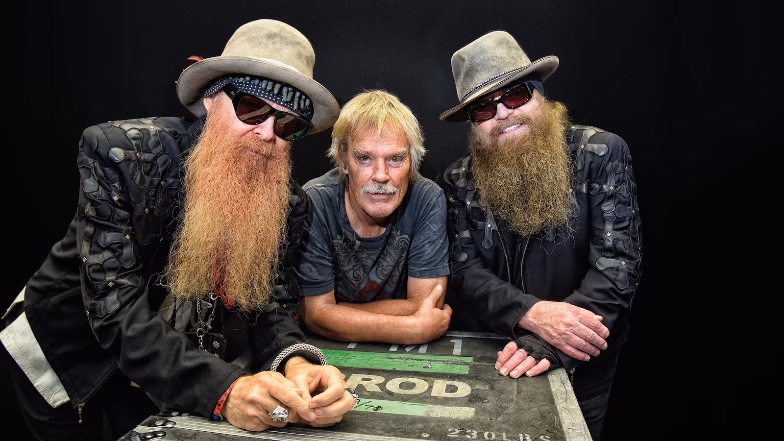 Billy Gibbons, Dusty Hill e Frank Beard já veteranos